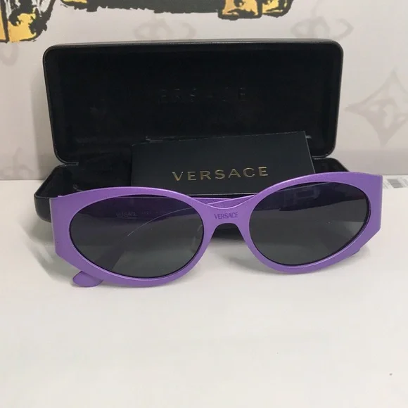 New Authentic Purple Cat-Eye Sunglasses VE2263 NEW VE2263 1503/AK VERSACE WOMEN SUNGLASSES VE2263 1503AK main image 4